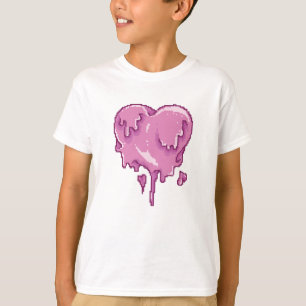 Camiseta Love Melt Pixel Art