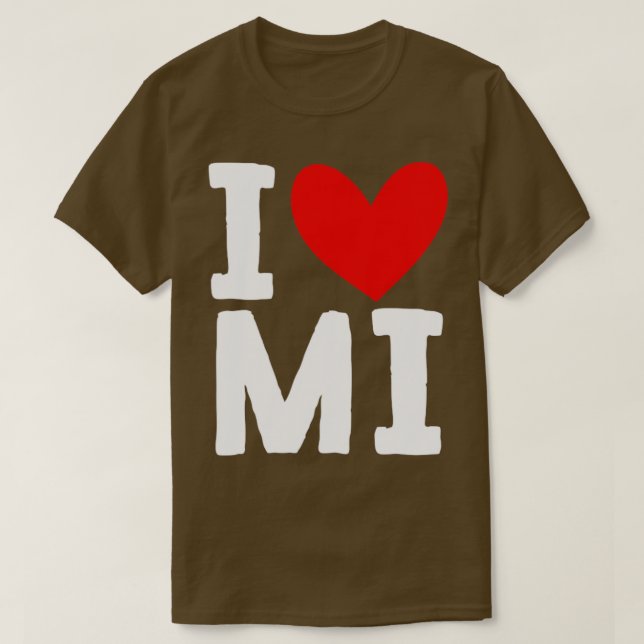 Camiseta Love Michigan (Frente do Design)