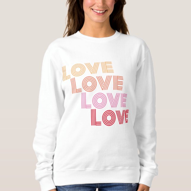 Camiseta Love Modern Typografia (Frente)