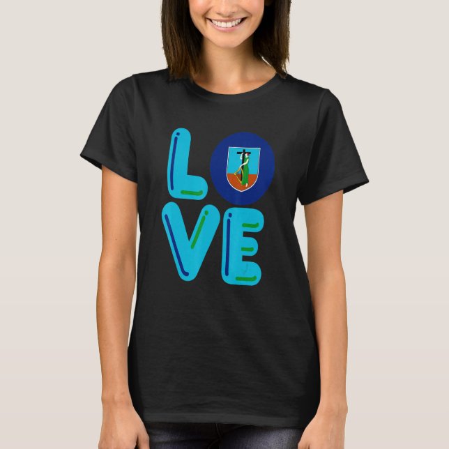 Camiseta Love Montserrat (Frente)