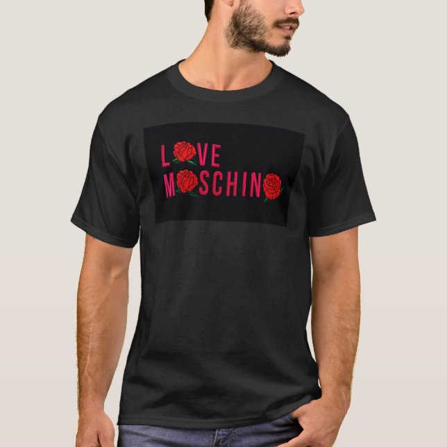 Camiseta Love Moschino Rose833 (Frente)