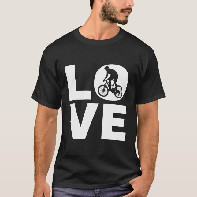 Camiseta Love Mountain Biking I Love Mtb Mountain Bikers (Frente)