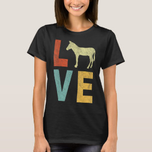 Camiseta Love Mule Mule Quote Retro