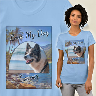 Camiseta Love My Dog Yelapa Beach 761