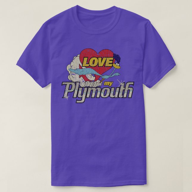 Camiseta Love My Plymouth 1969 (Frente do Design)
