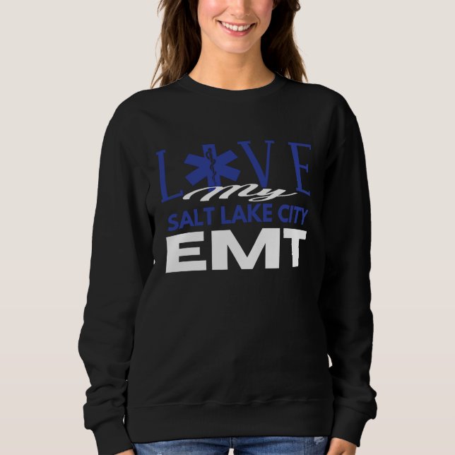 Camiseta Love My Salt Lake City Utah EMT for EMT (Frente)