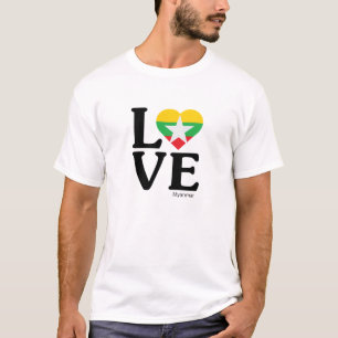 Camiseta Love Myanmar