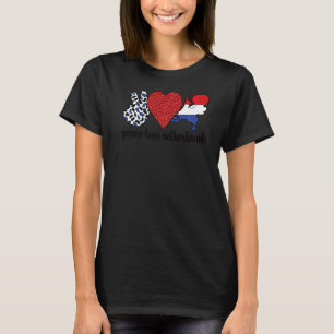 Camiseta Love Netherlands Orud Dutch Flag Roots