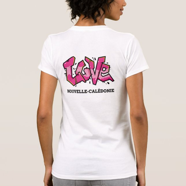 Camiseta Love Nouvelle-Calédonie (Verso)