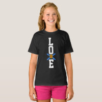 Love Nova Scotia orgulhosa de N.S. flag T shirt