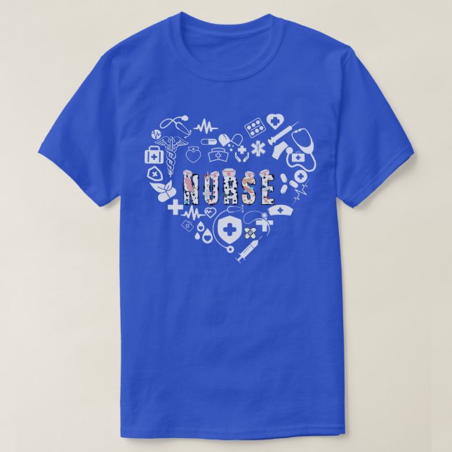Camiseta Love Nurse 10 (Frente do Design)