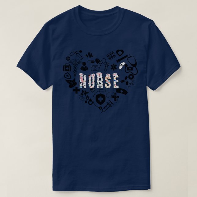 Camiseta Love Nurse 2 (Frente do Design)
