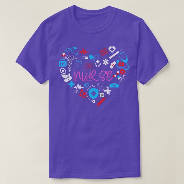 Camiseta Love Nurse 9 (Frente do Design)