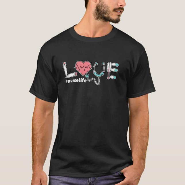 Camiseta Love Nurselife Nurse (Frente)