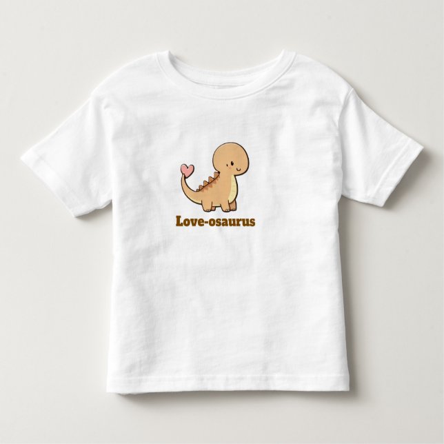 Camiseta Love-osaurus – Cute Dinosaur (Frente)
