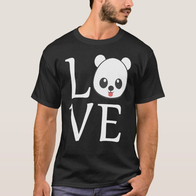 Camiseta Love Pandas (Frente)