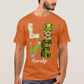 Camiseta LOVE Para Life Gnome Engraçado Shamroc Dia de São