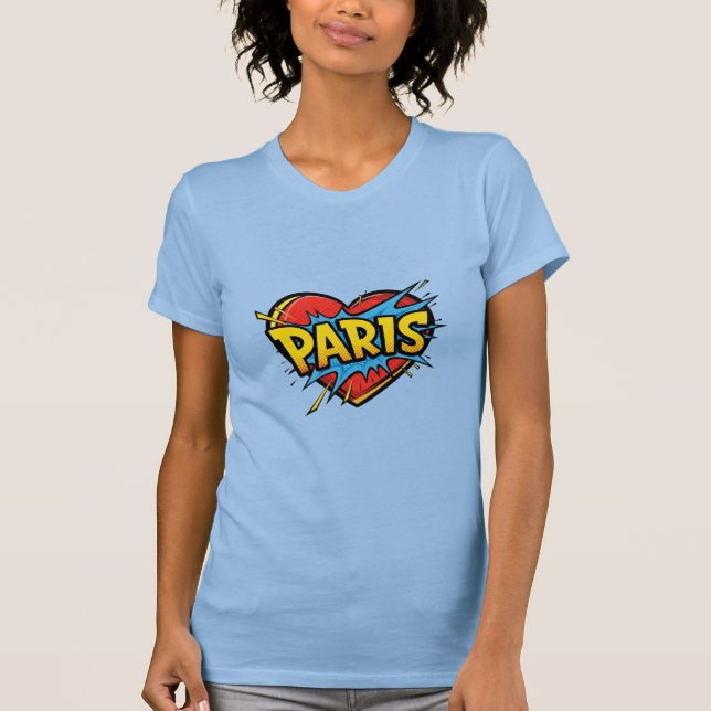 Camiseta Love Paris (Frente)
