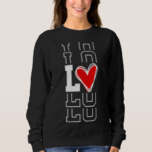 Camiseta Love Part 1 Combinação de roupas de Casal Homens V