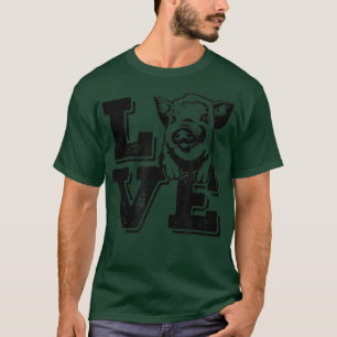 Camiseta Love Pig Dogs - I Love My Pigs Mom and Dad