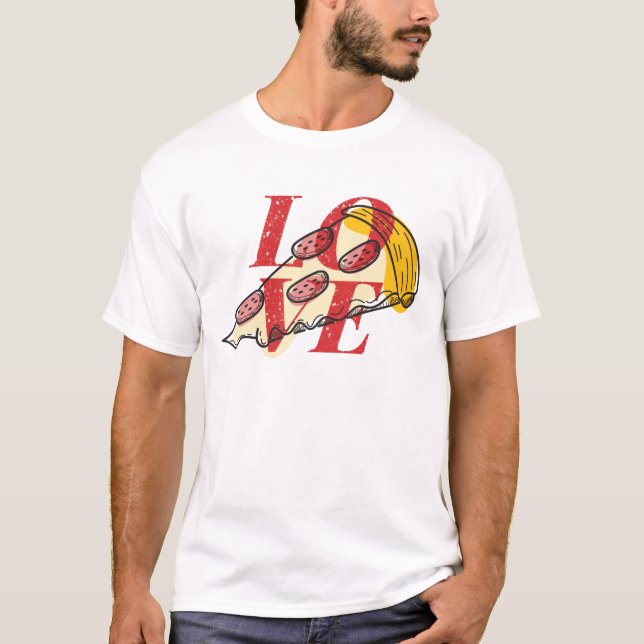 Camiseta Love Pizza (Frente)