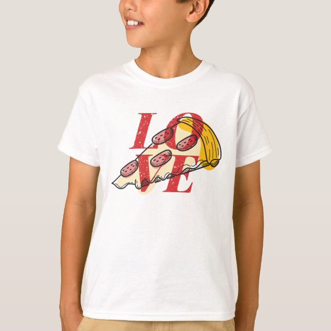 Camiseta Love Pizza (Frente)