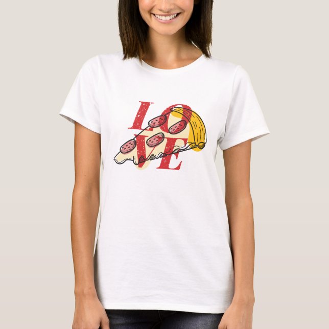Camiseta Love Pizza (Frente)