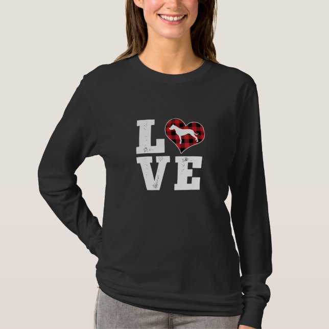 Camiseta Love Pomeranian Dog Lover Gifts Buffalo Plaid Vale (Frente)