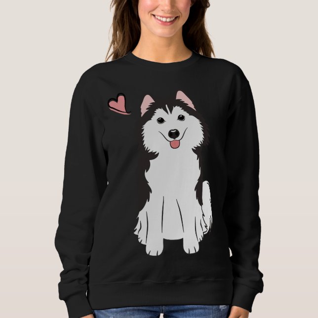 Camiseta Love Pomsky Pomeranian Rouco (Frente)