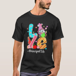 Camiseta Love Principal Life Gnome Funny Páscoa Day Ovos