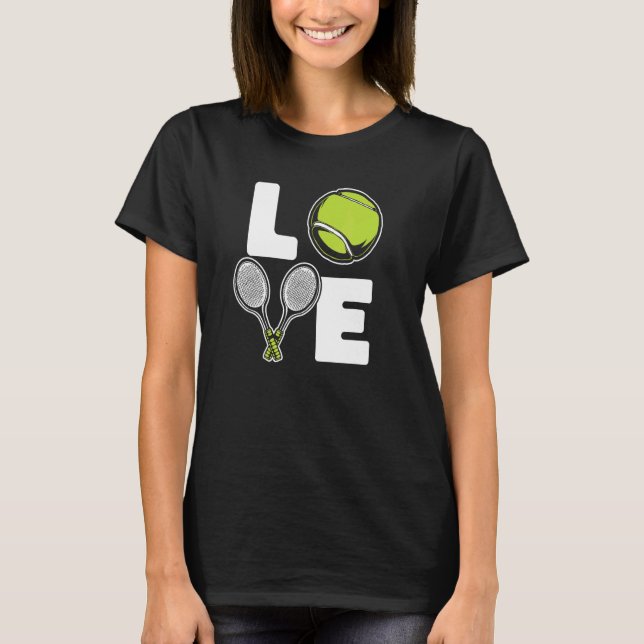 Camiseta Love Professional Player Trainer Tênis (Frente)