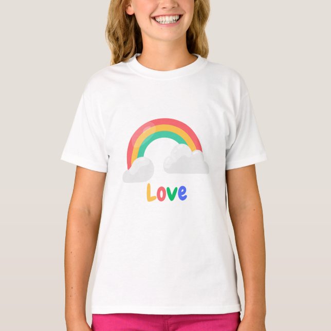 Camiseta Love Rainbow (Frente)