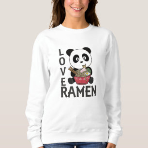 Camiseta Love Ramen Cute Panda Kawaii Pandas