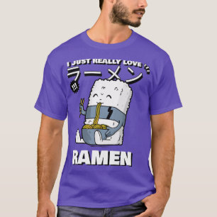 Camiseta Love Ramen Japan Noodles Kawaii Anime 827