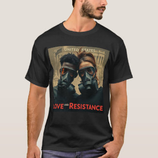 Camiseta LOVE & RESISTANCE Modern American Graphic
