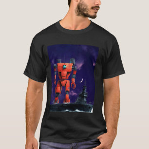 Camiseta Love Robots Graphic Design Art para todas as idade