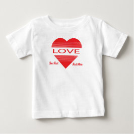 Camiseta Love & Romance Concept Design with Heart Elements