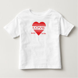 Camiseta Love & Romance Concept Design with Heart Elements