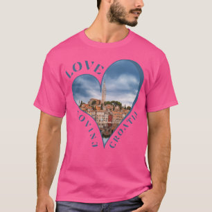 Camiseta Love Rovinj Croácia