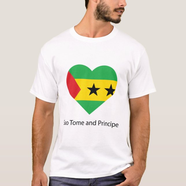 Camiseta Love São Tomé e Príncipe (Frente)