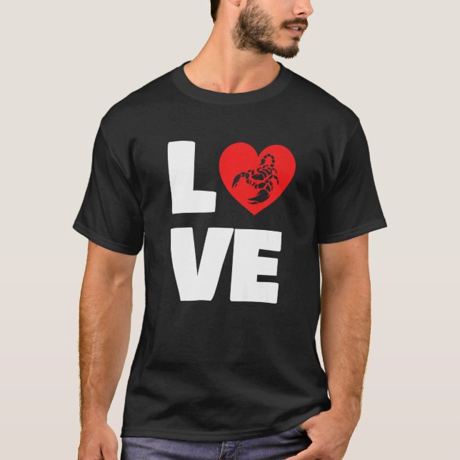 Camiseta Love Scorpion Veneno de Escorpião   (Frente)