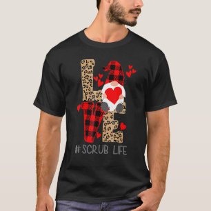 Camiseta LOVE SCRUB Vida Dia dos Namorados 2023 Gnomos Enfe