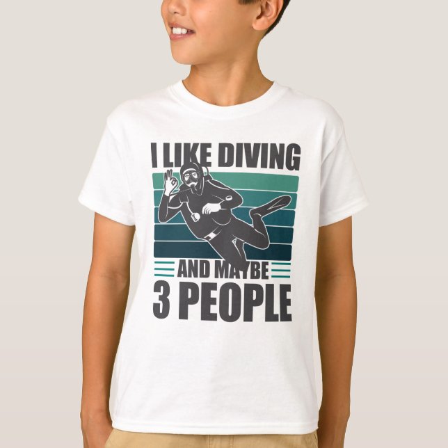 Camiseta Love Scuba Diving Funn Diver Gift (Frente)