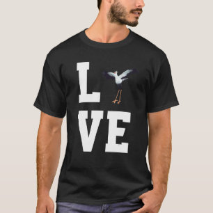Camiseta Love Secretary Birds Watcher Roupa Birding
