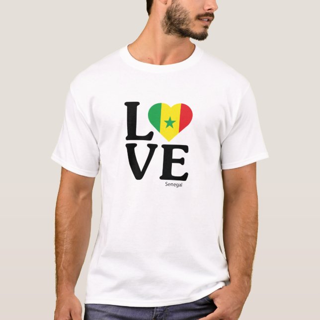Camiseta Love Senegal (Frente)