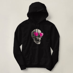 Camiseta 💗 Love Skull – Óculos de Sol Coração Rosa