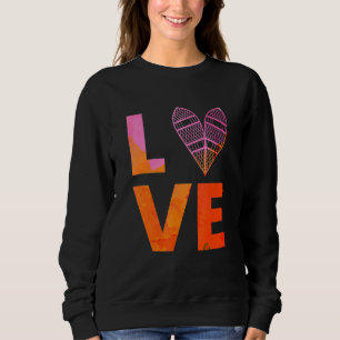 Camiseta Love Snowshoer Snowshoer Snowshoer Montagem de Cal