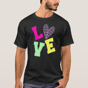 Camiseta Love Snowshoer Snowshoer Snowshoer Mountaineering