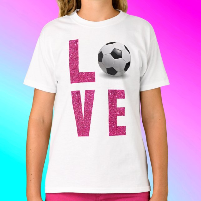 Camiseta Love Soccer (Criador carregado)