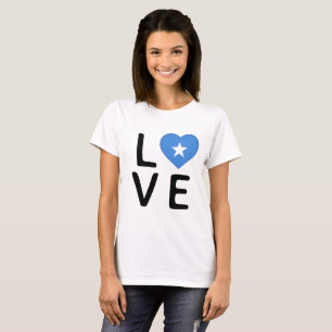 Camiseta Love - Somália Flag